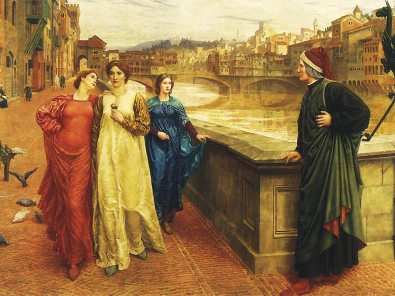 1839-Henry Holiday - Dante e Beatrice - Walker Art Gallery, Liverpool